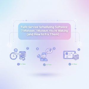 Field Service Scheduling Software: 7 Mistakes You're Making (and How to Fix Them)